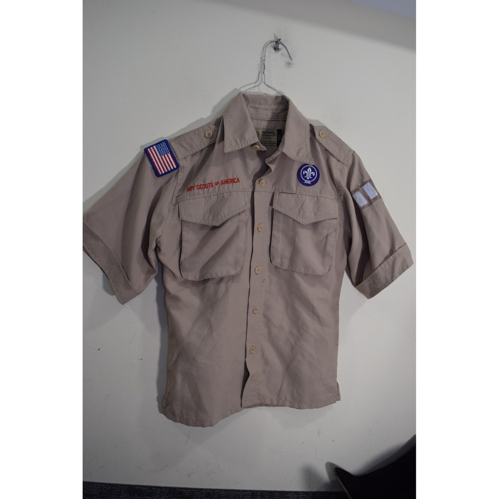 Boy Scout VENTED MICROFIBER Short Sleeve SOFT Official Shirt BOYS S Webelos